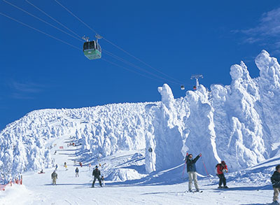 skidoåkning i Japan