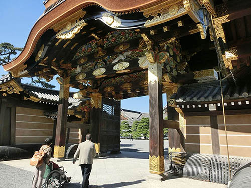 Ingång till Nijojo, Shoguns slott