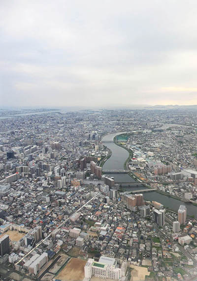 Utsikt över Niigata