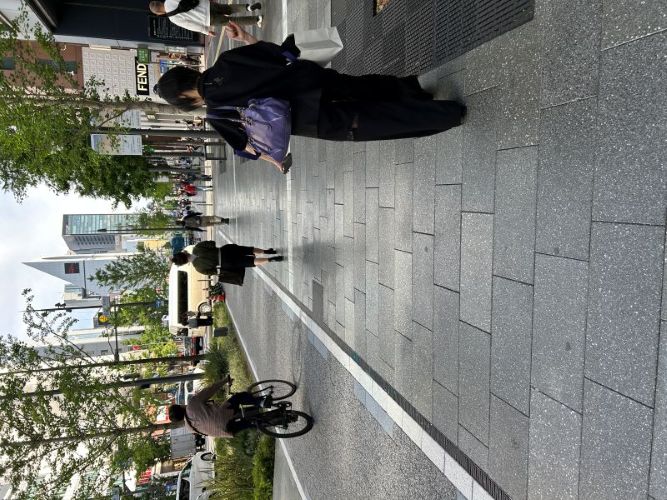 gatubild Osaka i Japan