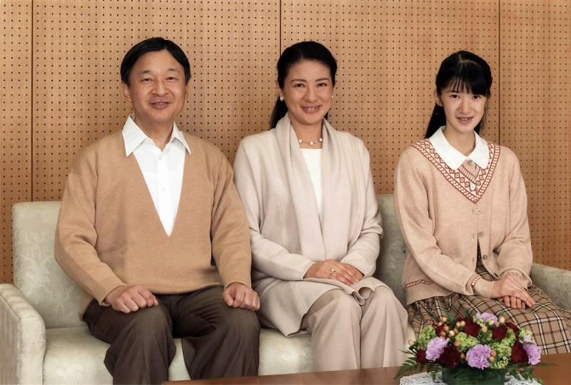 Mya kejsarfamiljen i Japan från 2019
